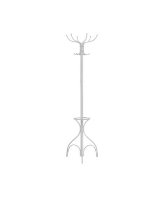 Living Room Metal Coat Rack with Sleek Design and Hanging Hooks