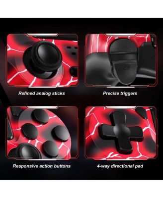 Wireless Controller for PS4 with Dual Vibration, 6-Axis Motion Sensor, Speaker, Audio Jack, Touch Pad, Share Button