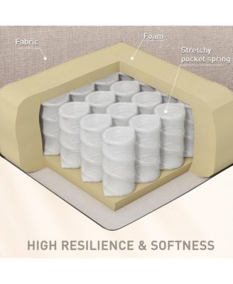 Massage Recliner Sofa with Heat Function, Remote Control,