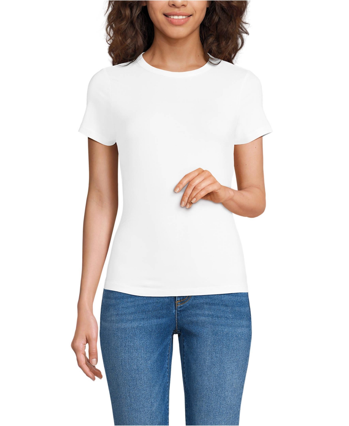 Women's Short Sleeve Cooling Crew Neck T-Shirt - Coral clay