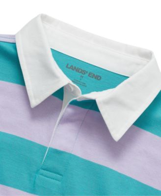 Girls Long Sleeve Stripe Rugby Shirt