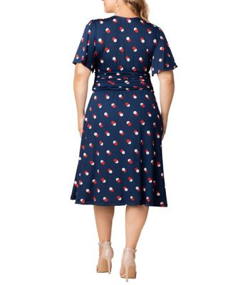 Plus Size Jemma Ruched Tie Dress