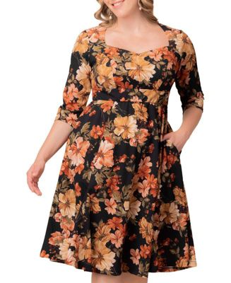 Plus Size Royal Sweetheart Cocktail Dress