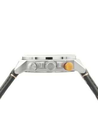 Men's Bell X-1 Brown Leather Strap Watch, 41mm