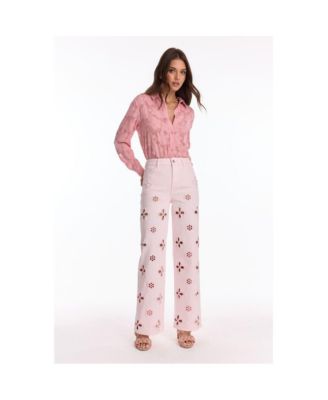 Women's Stelle Button Up - Rose
