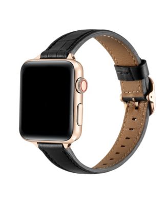 Carmen Skinny Croc Leather Band for Apple Watch