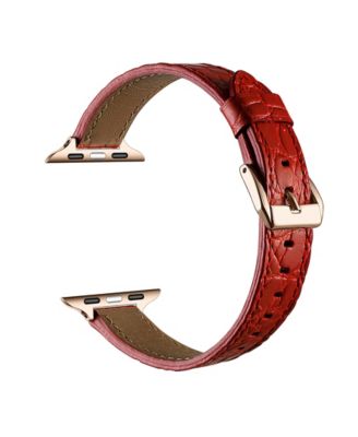Cleo Skinny Croc Leather Band for Apple Watch
