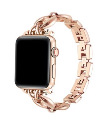 Poppy Stainless Steel Link Band for Apple Watch