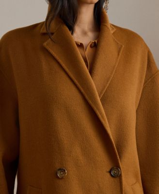 Women's Face-Dawley Double-Breasted Wool-Blend Jacket