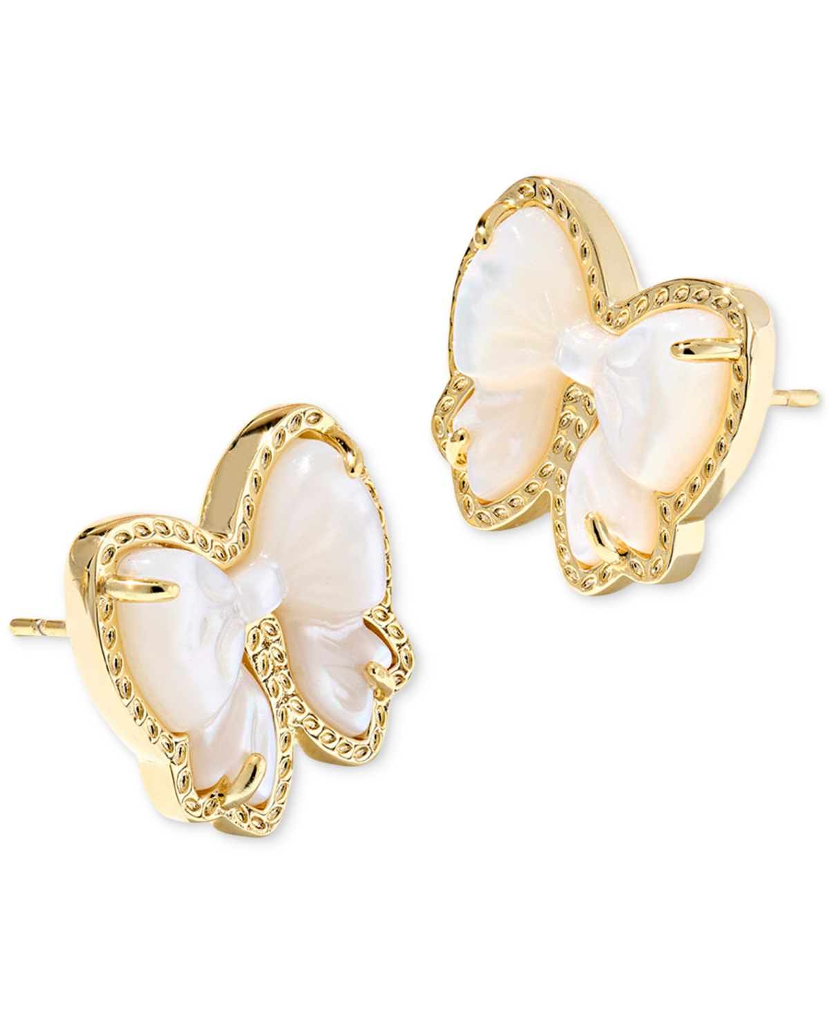 Kendra Scott Haley Bow Stud Earrings In Brown