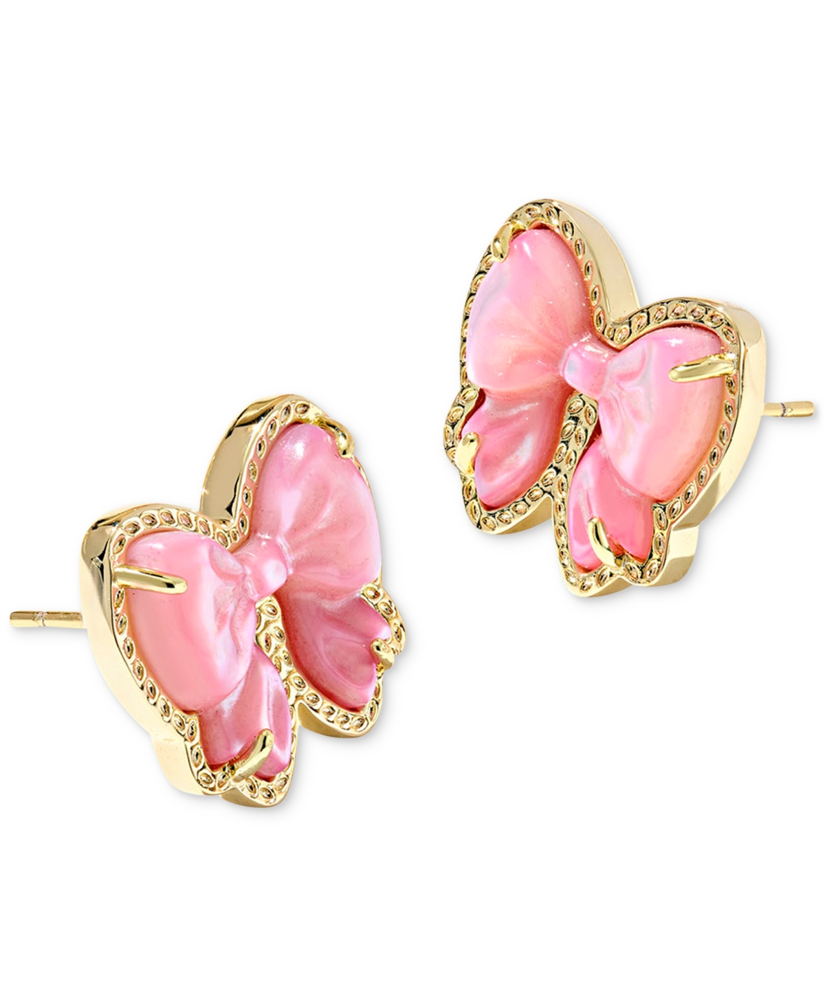 Kendra Scott Haley Bow Stud Earrings In Silver
