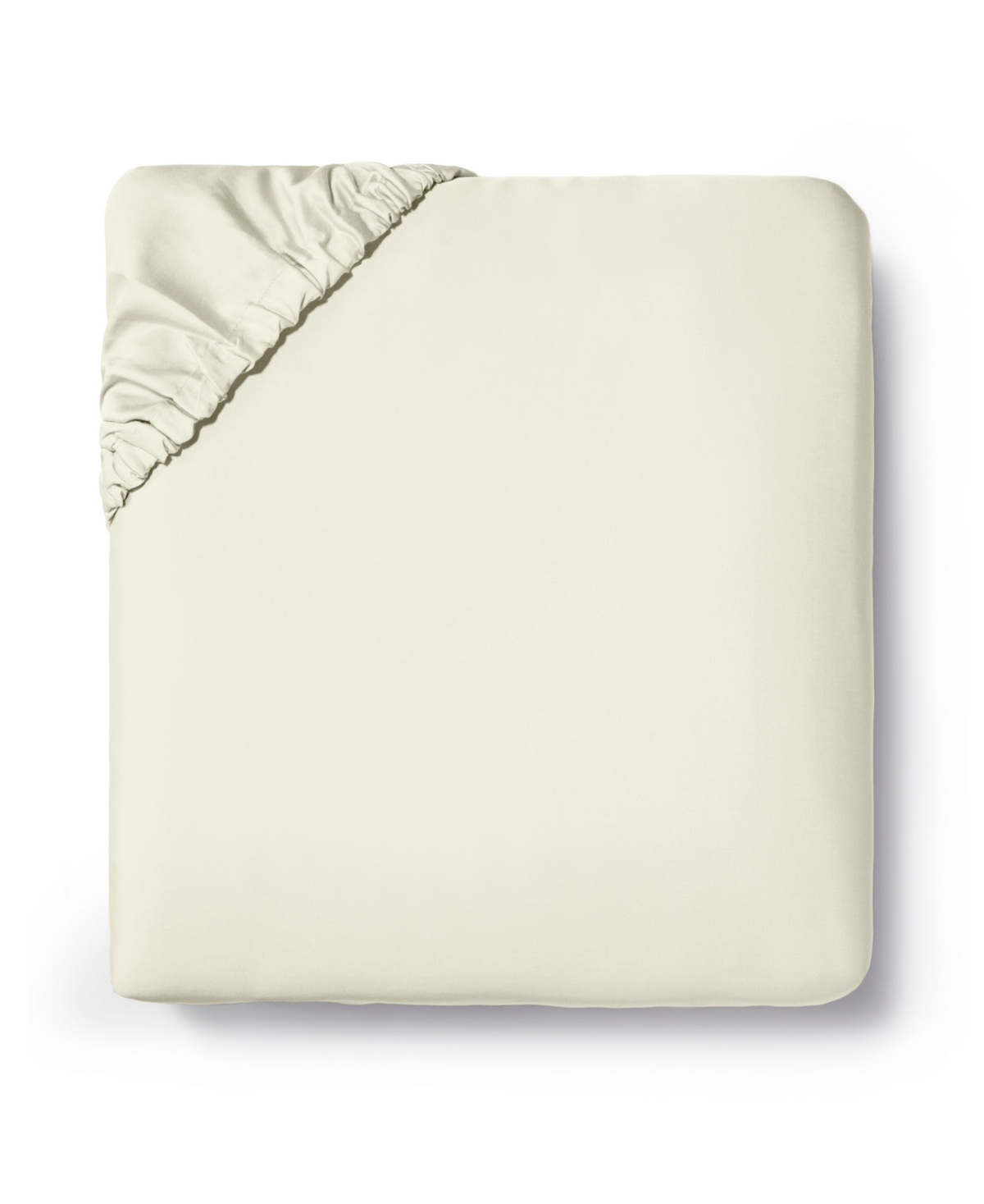 Sferra Fiona Cotton Fitted Sheet, Full In White