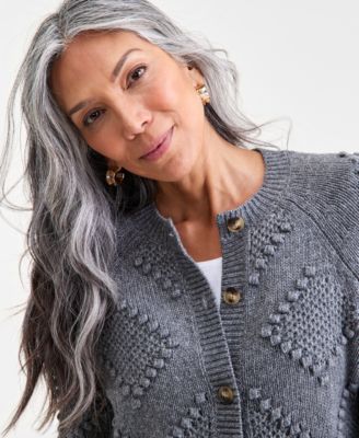 Women's Textured Stitch Cardigan
