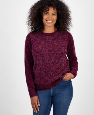 Style & Co - Women's Chenille Cable-Knit Sweater