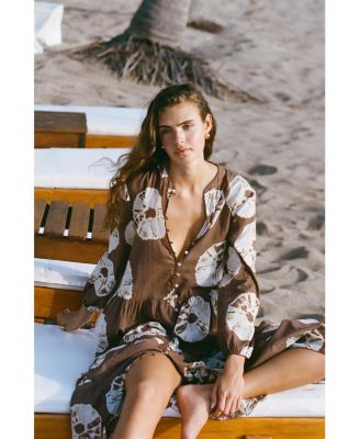 Women's Palma Tiered Cotton Maxi Dress