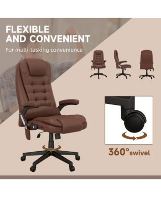 High-Back Vibration Massage Chair, Heating Office Chair,