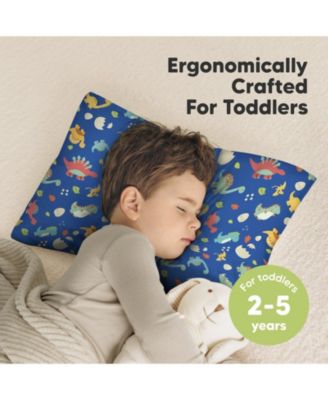 Toddler Pillow with Pillowcase, Small Pillow for Sleeping