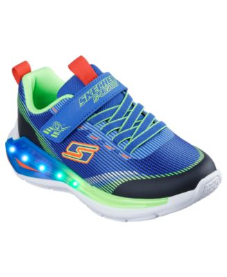 Skechers - Little Kids S-Lights: Tri-Namics 2.0 Light-Up Fastening Strap Closure Casual Sneakers from Finish Line