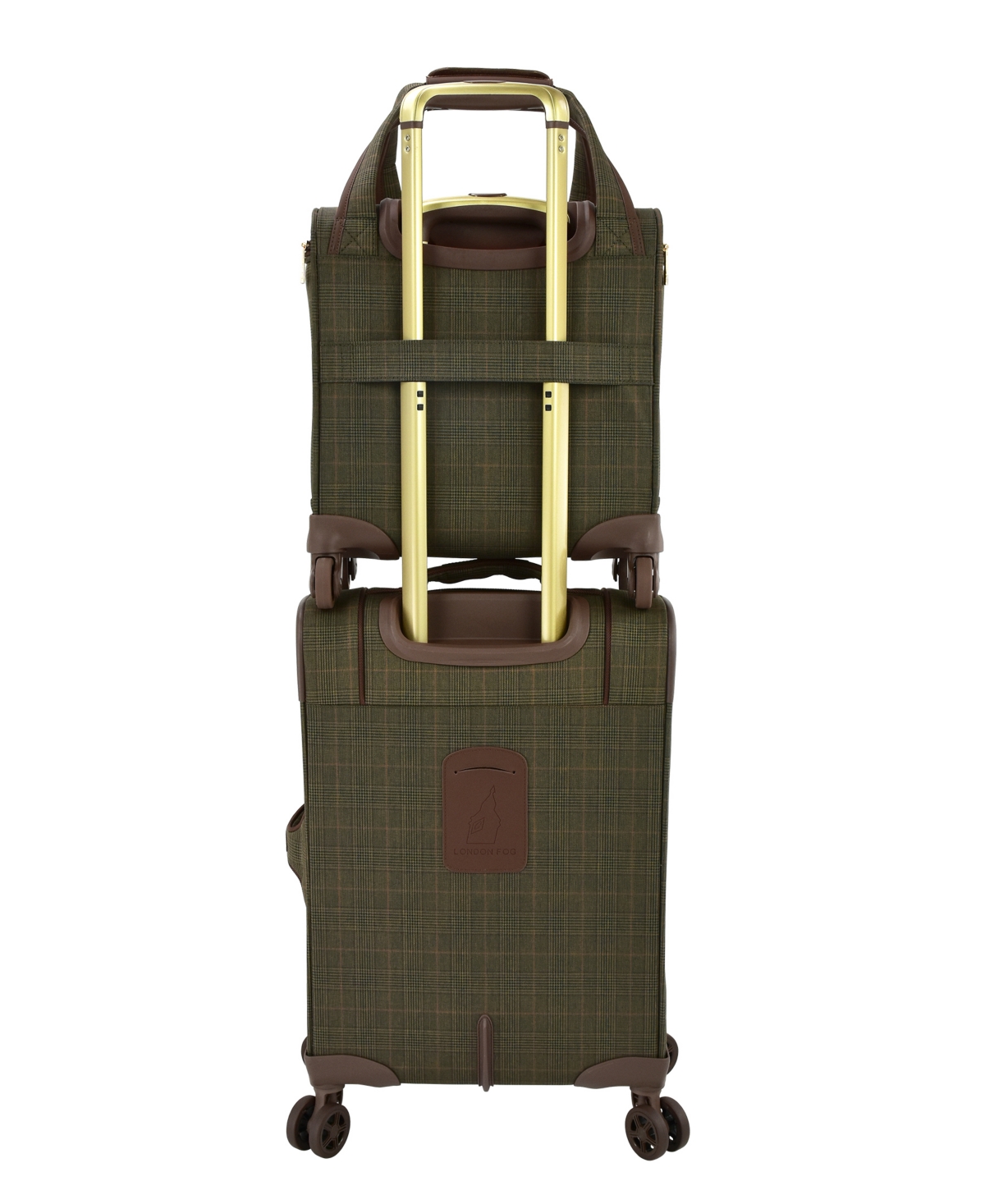 London Fog Brentwood Iv 15" 4 Wheel Under The Seat Bag