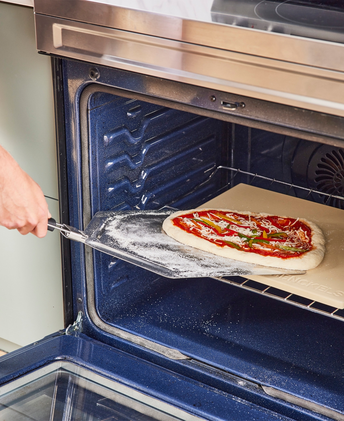 Henckels Bbq Stainless Steel Pizza Peel In Silver