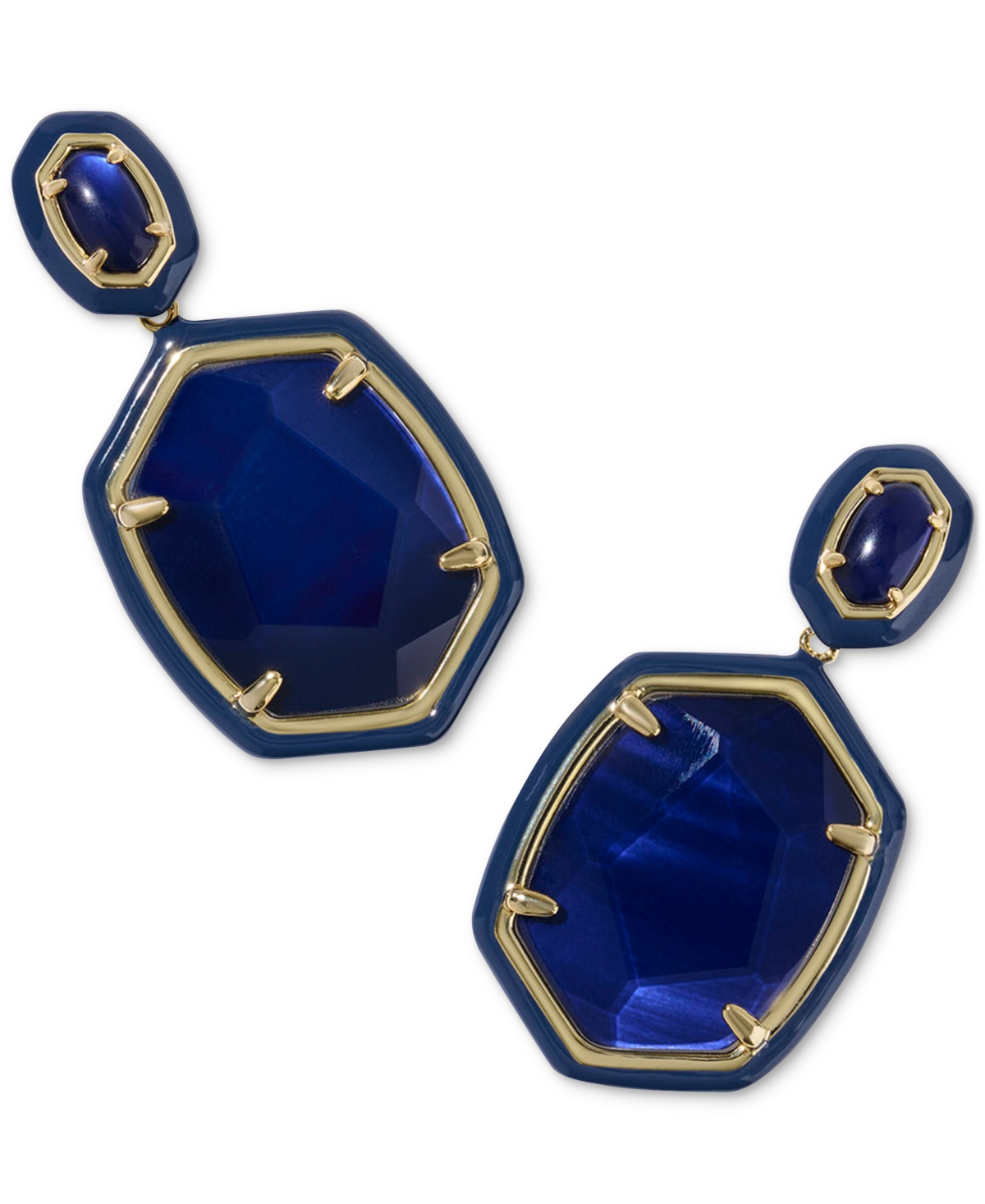 Kendra Scott Daphne Enamel Frame Drop Earrings In Multi