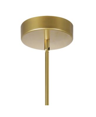 36.5" Metal Oskil LED Integrated Chandelier