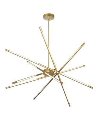 48.5" Metal Oskil LED Integrated Chandelier