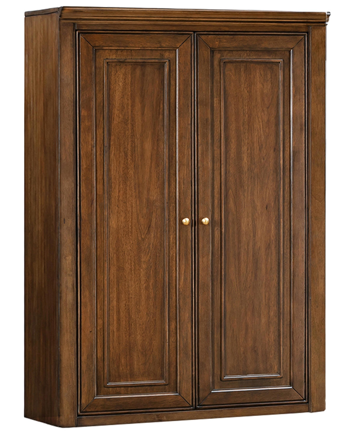 Macy's Furniture 47" Wooden Amren Door Hutch In Brown