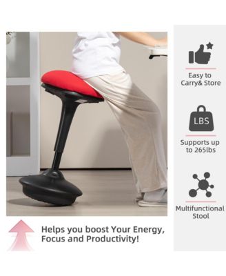 Adjustable Active Sding Stool with Rocking Motion,