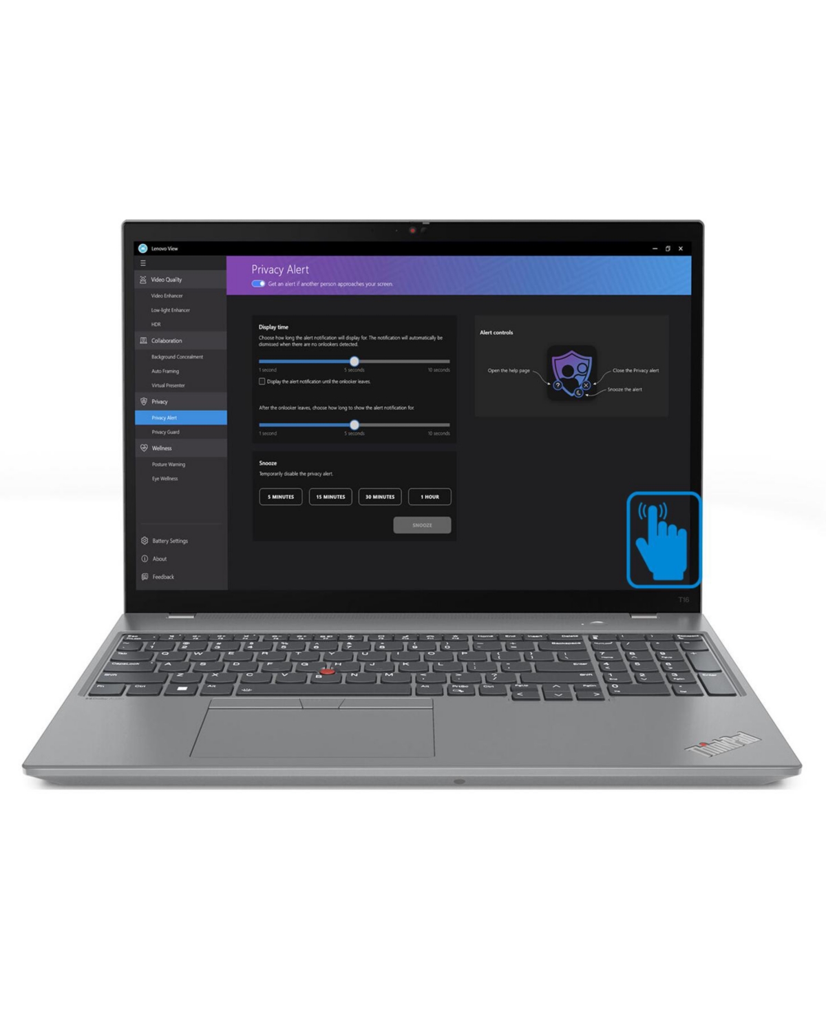 Lenovo T16 Gen 2 Business Laptop 16.0" Ips Wva Fhd+ (Intel i7-1355U, 32GB DDR5, 512GB Ssd, Backlit Kyb, Fp Reader, 2 TB4,Win Pro