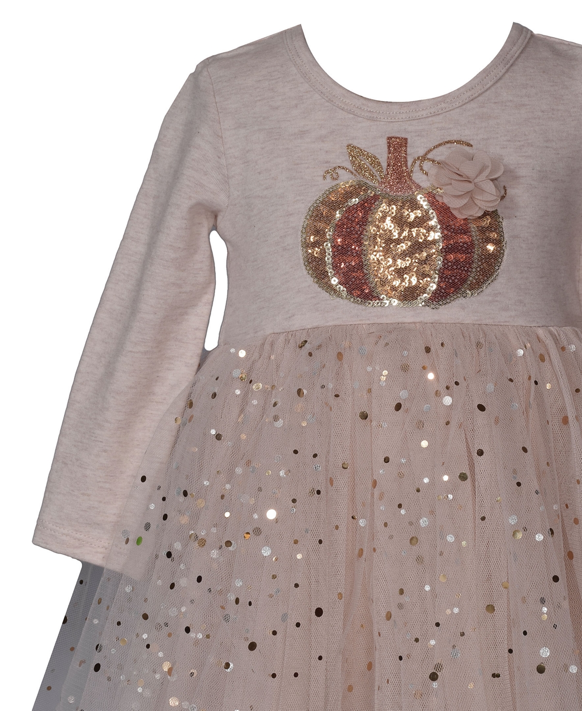 Bonnie Baby Baby Girls 2-piece Sequin Pumpkin Set In Brown