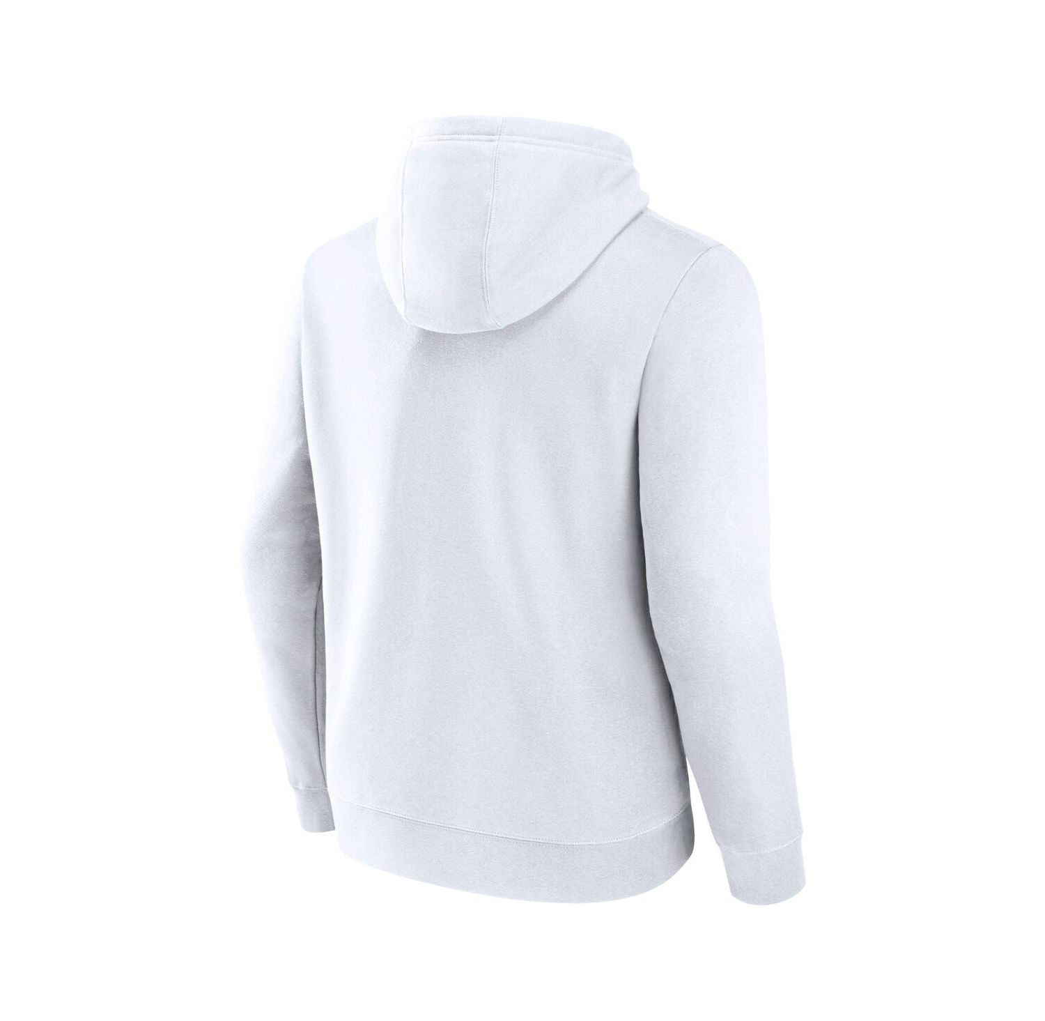 Men's White Marist Red Foxes Primary Logo Pullover Hoodie
