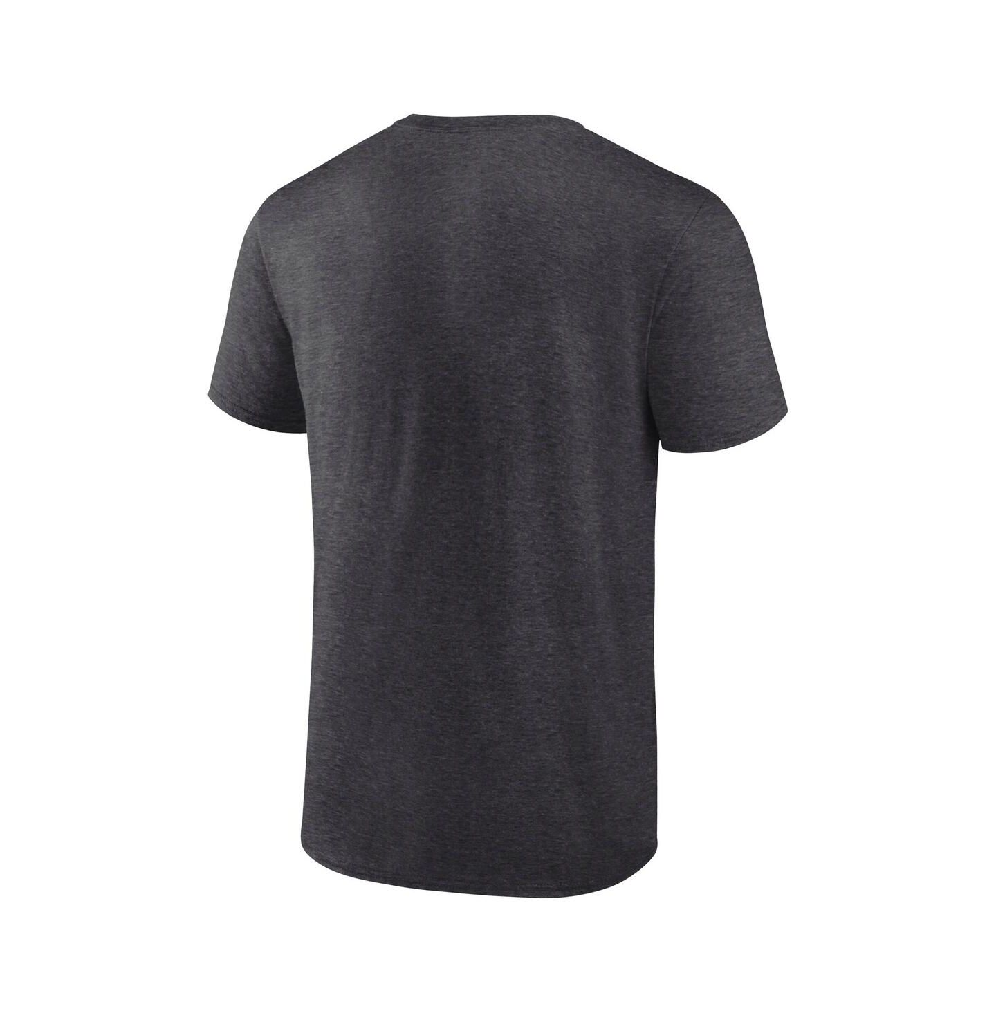 Мужская футболка Fanatics Heather Charcoal Montreal Canadiens Authentic Pro Core Secondary — фото 3