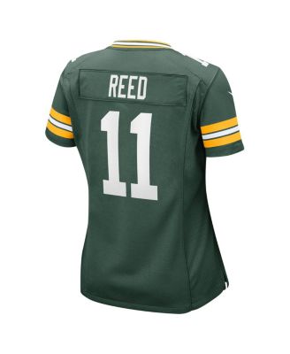 Women's Jayden Reed Green Green Bay Packers Game Jersey