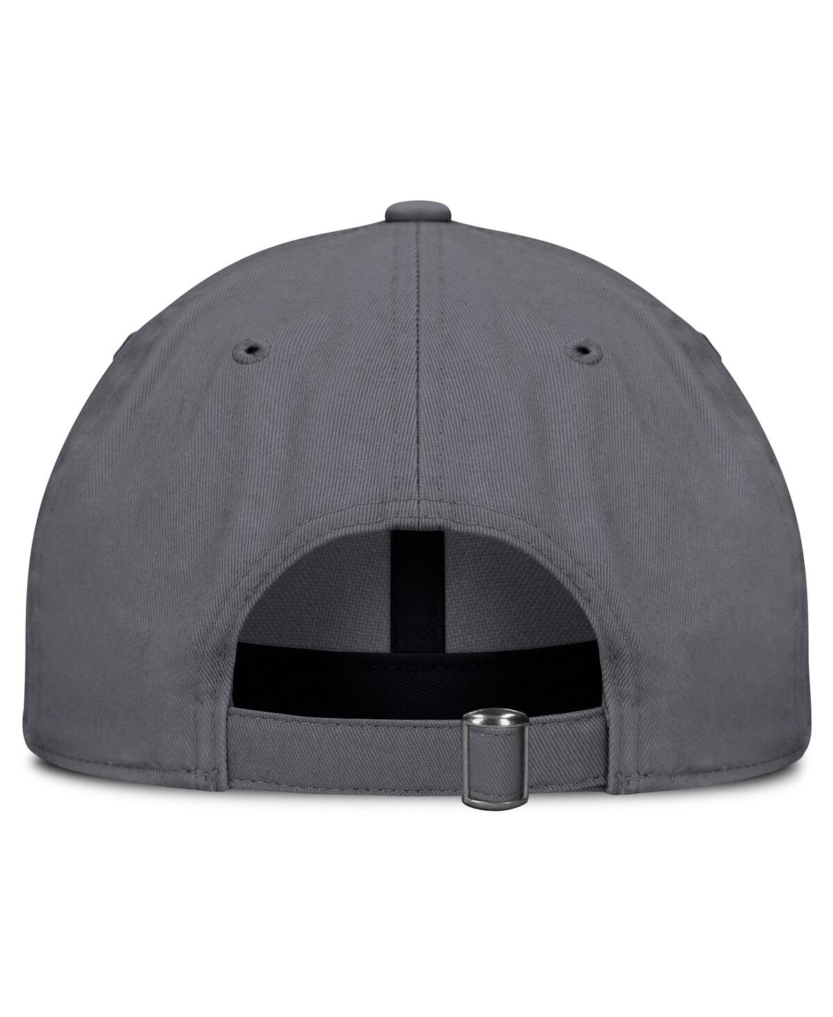 Fanatics Men's Charcoal New York Islanders Washed Adjustable Hat In Gray