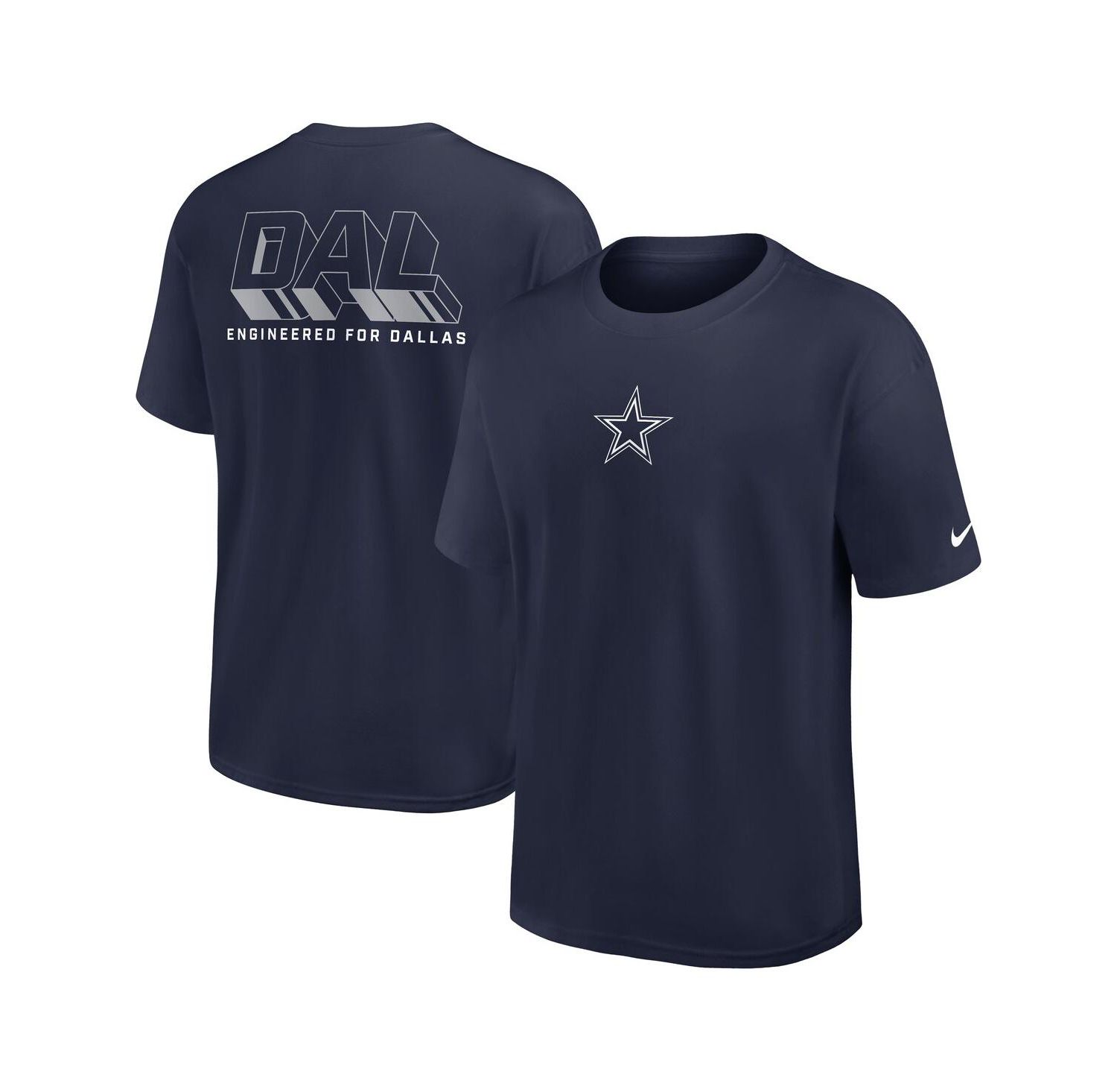 Men's Navy Dallas Cowboys Dominate the Game Essential Max90 T-Shirt