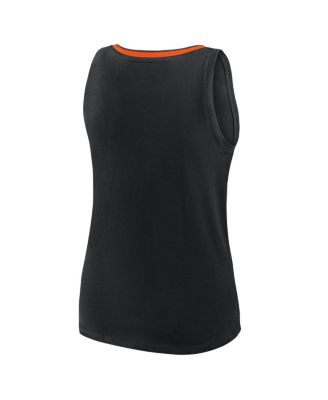 Women's Black Baltimore Orioles Stellar Win V-Neck Tank Top