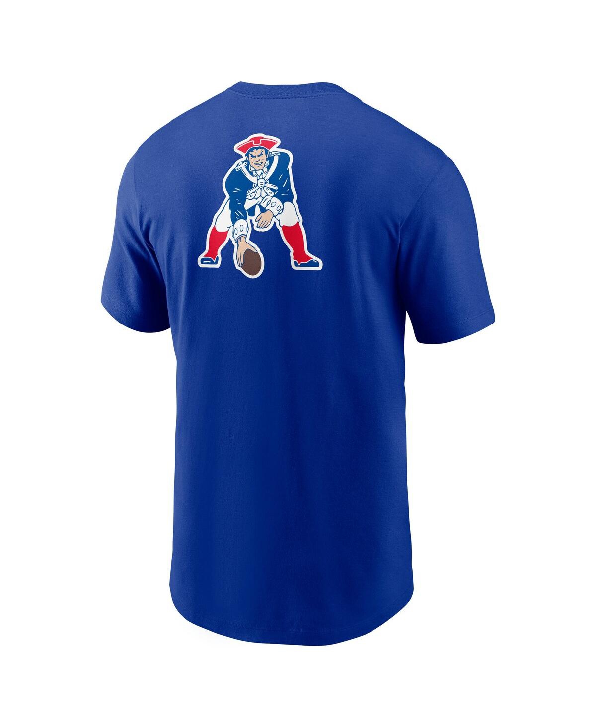 Nike Royal New England Patriots Rewind Front And Back Hit Essential T-shirt In Blue