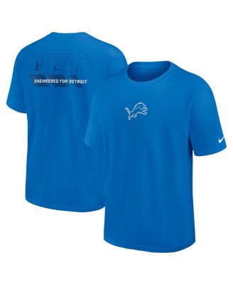 Nike - Men's Blue Detroit Lions Dominate The Game Essential Max90 T-Shirt