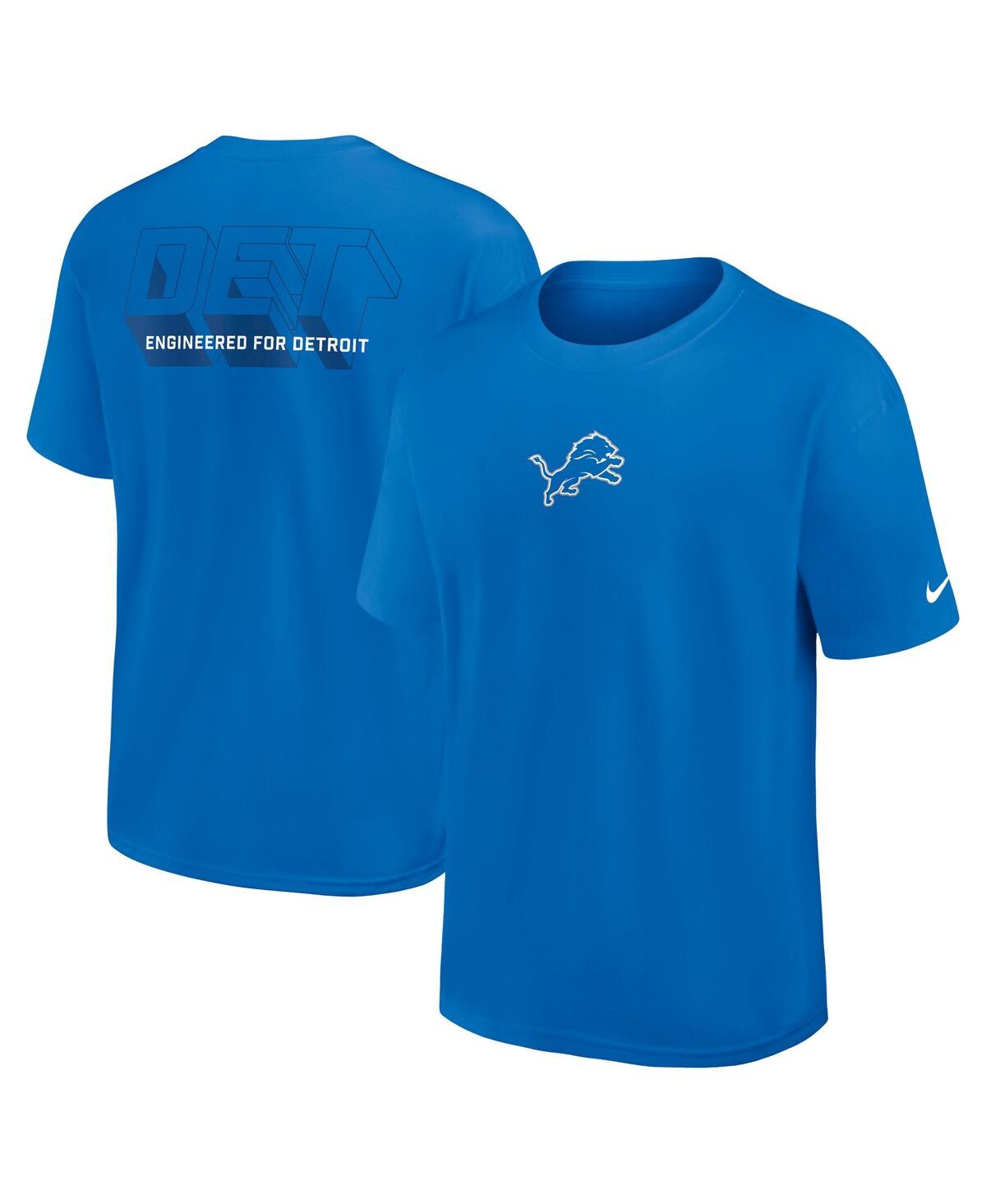 Nike Blue Detroit Lions Dominate The Game Essential Max90 T-shirt In Blue