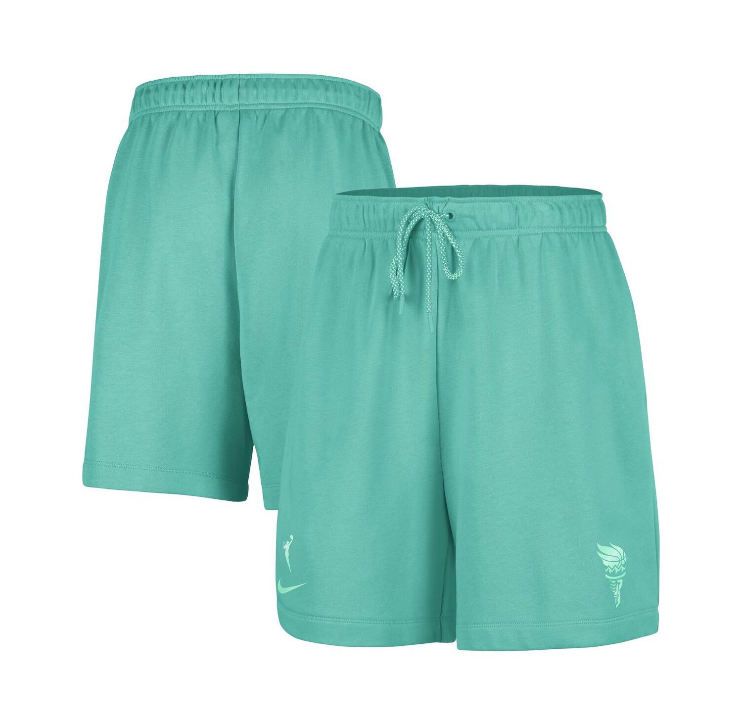Women's Mint New York Liberty 6" Fleece Performance Shorts