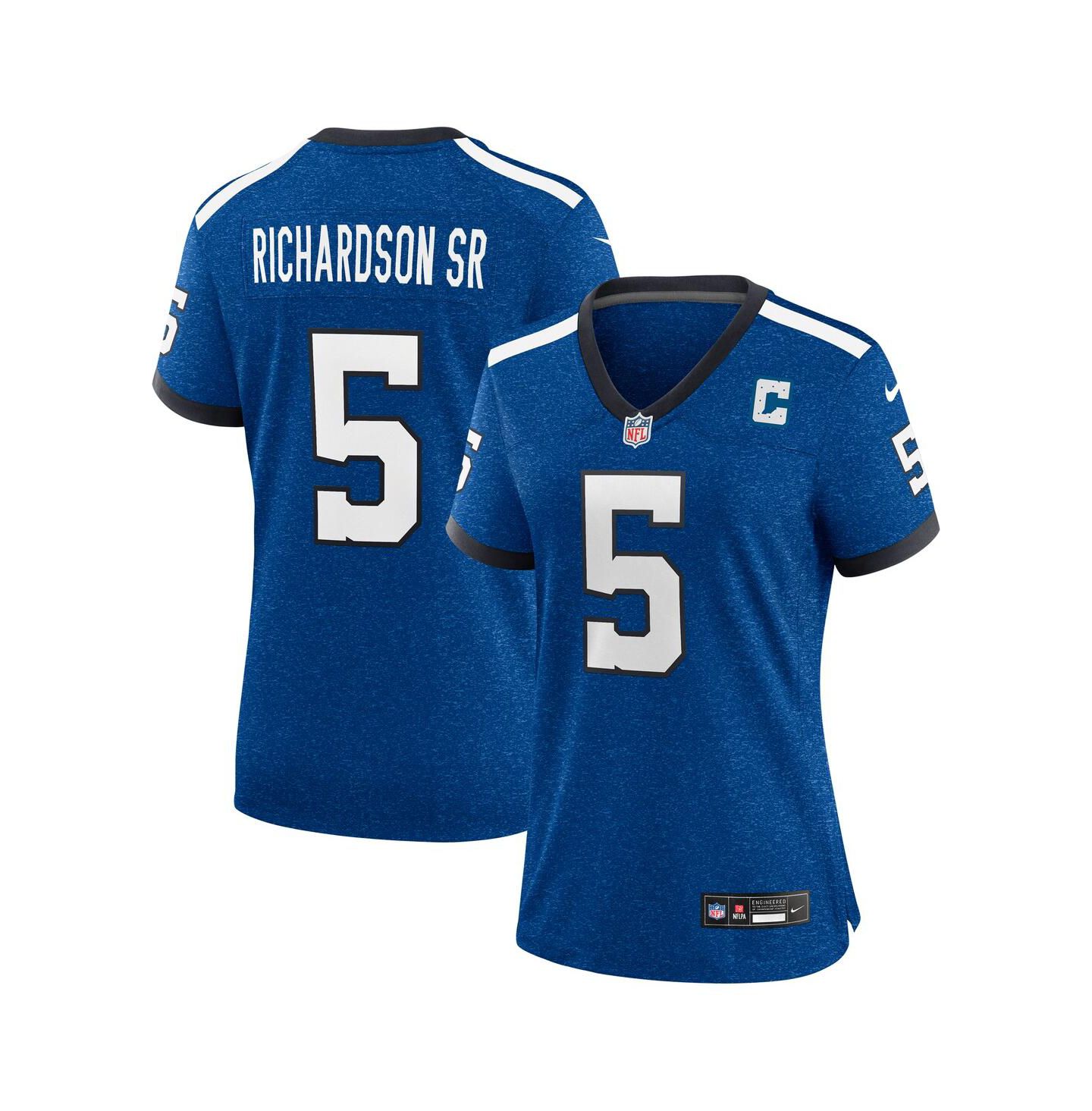 Женский топ Nike Anthony Richardson Sr. Royal Indianapolis Colts Alternate Indiana Nights Game Jersey — фото 1