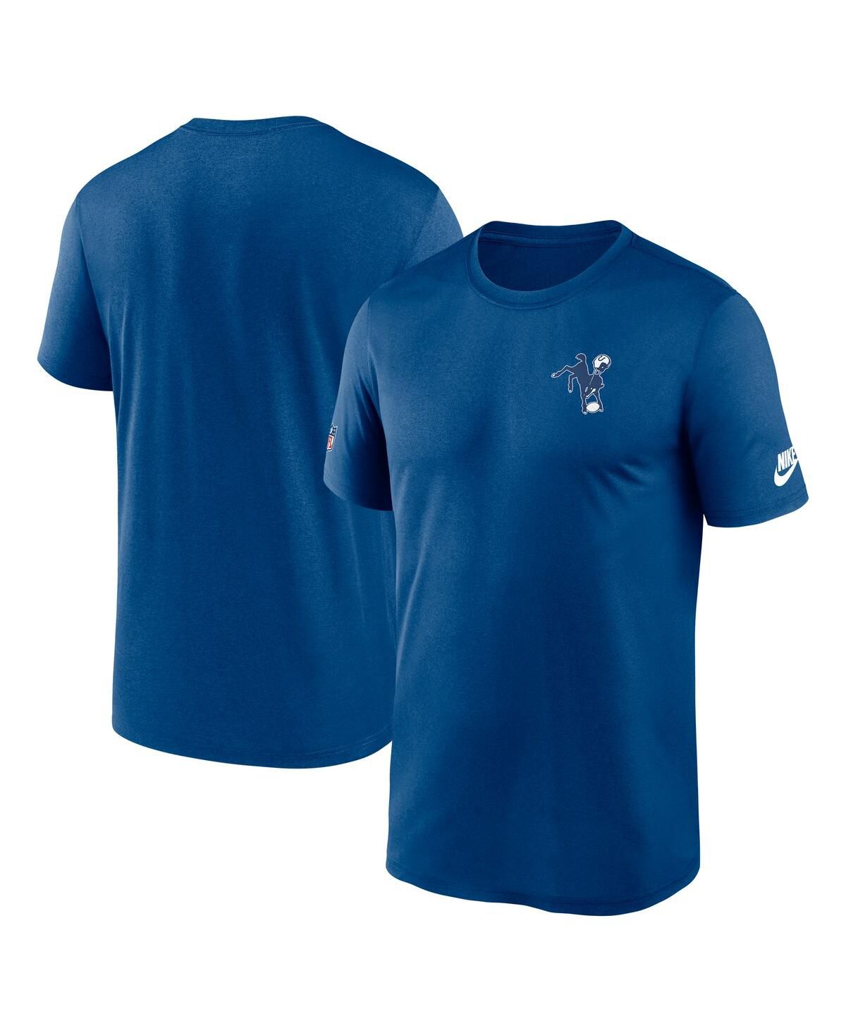 Мужская футболка Royal Indianapolis Colts Sideline Alt Pack с небольшим логотипом Legend Performance от Royal Indianapolis Colts