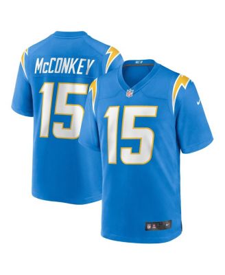 Nike - Big Boys and Girls Ladd McConkey Powder Blue Los Angeles Chargers Game Jersey