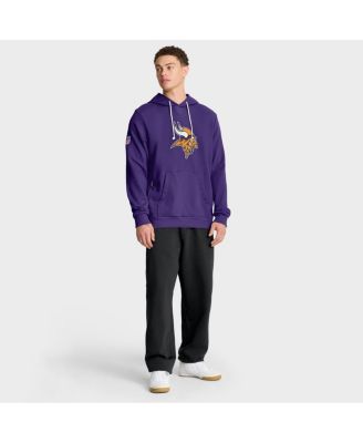 Men's Purple Minnesota Vikings Sideline Initial Home Performance Pullover Hoodie