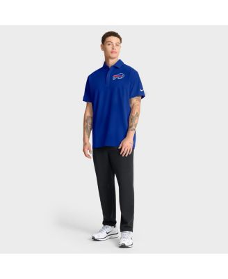 Men's Royal Buffalo Bills Sideline City Pride Woven Performance Polo Shirt
