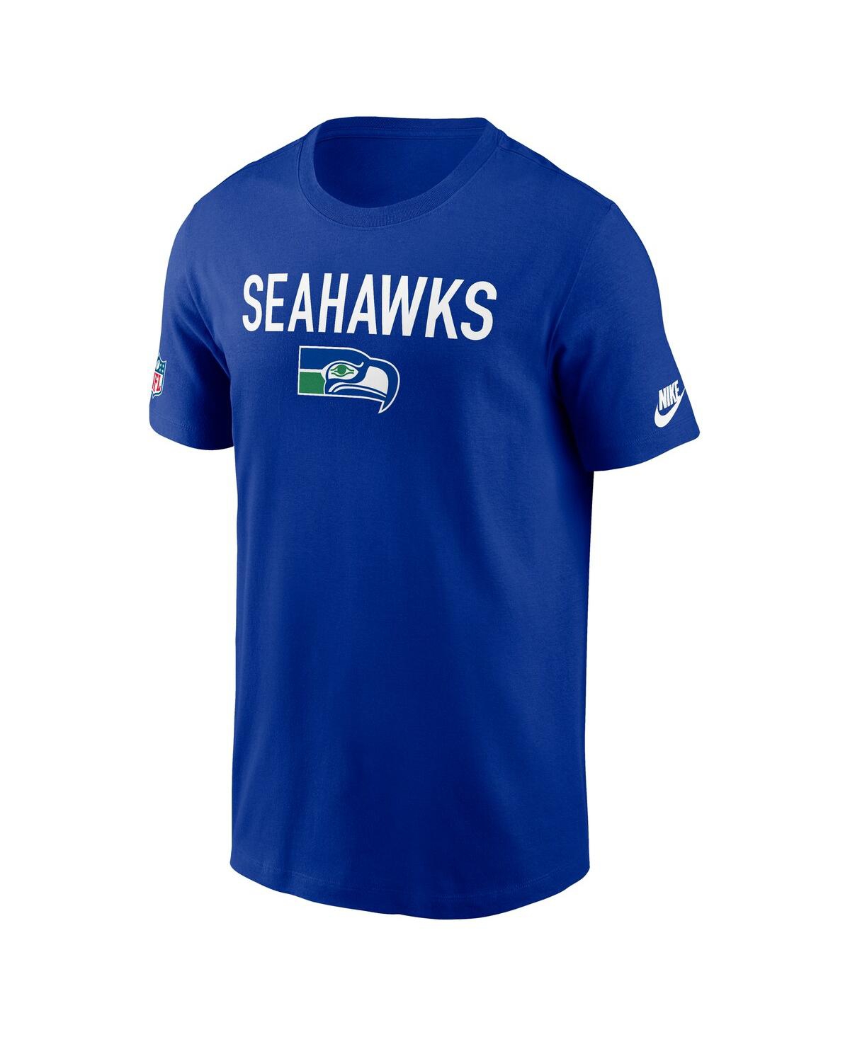 Nike Royal Seattle Seahawks Alt Pack Onside Conversion Performance T-shirt In Blue