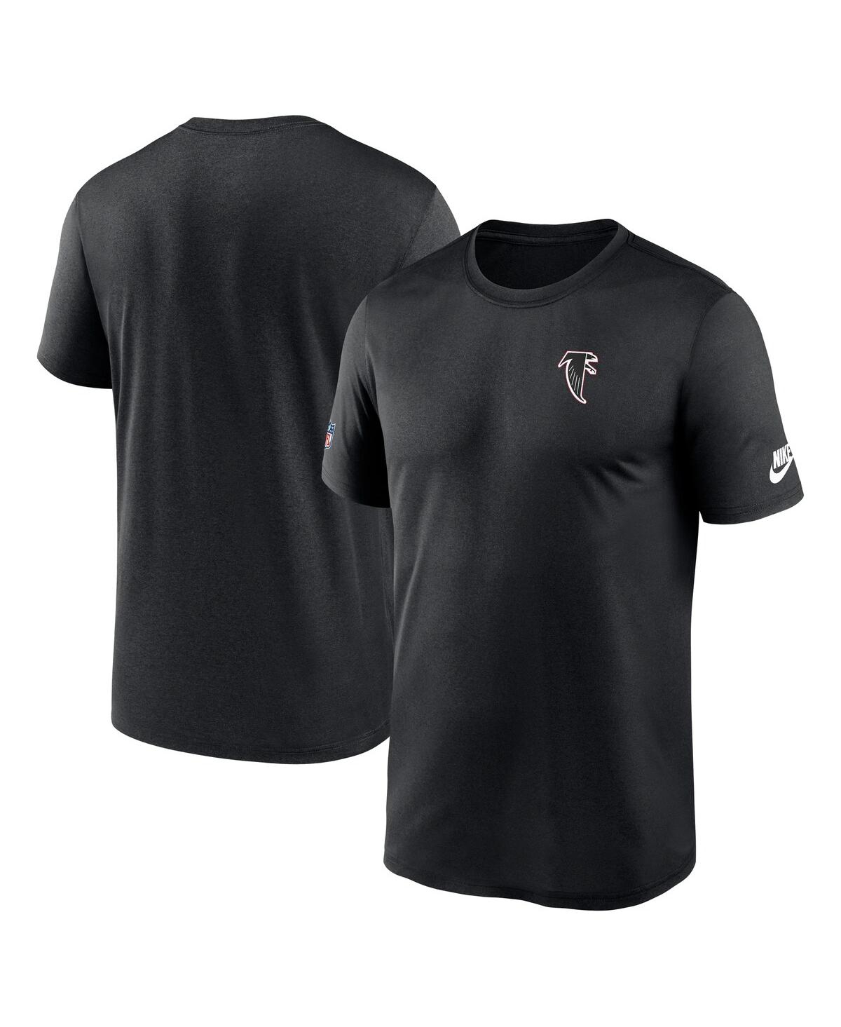 Nike Black Atlanta Falcons Sideline Alt Pack Small Logo Legend Performance T-shirt In Black