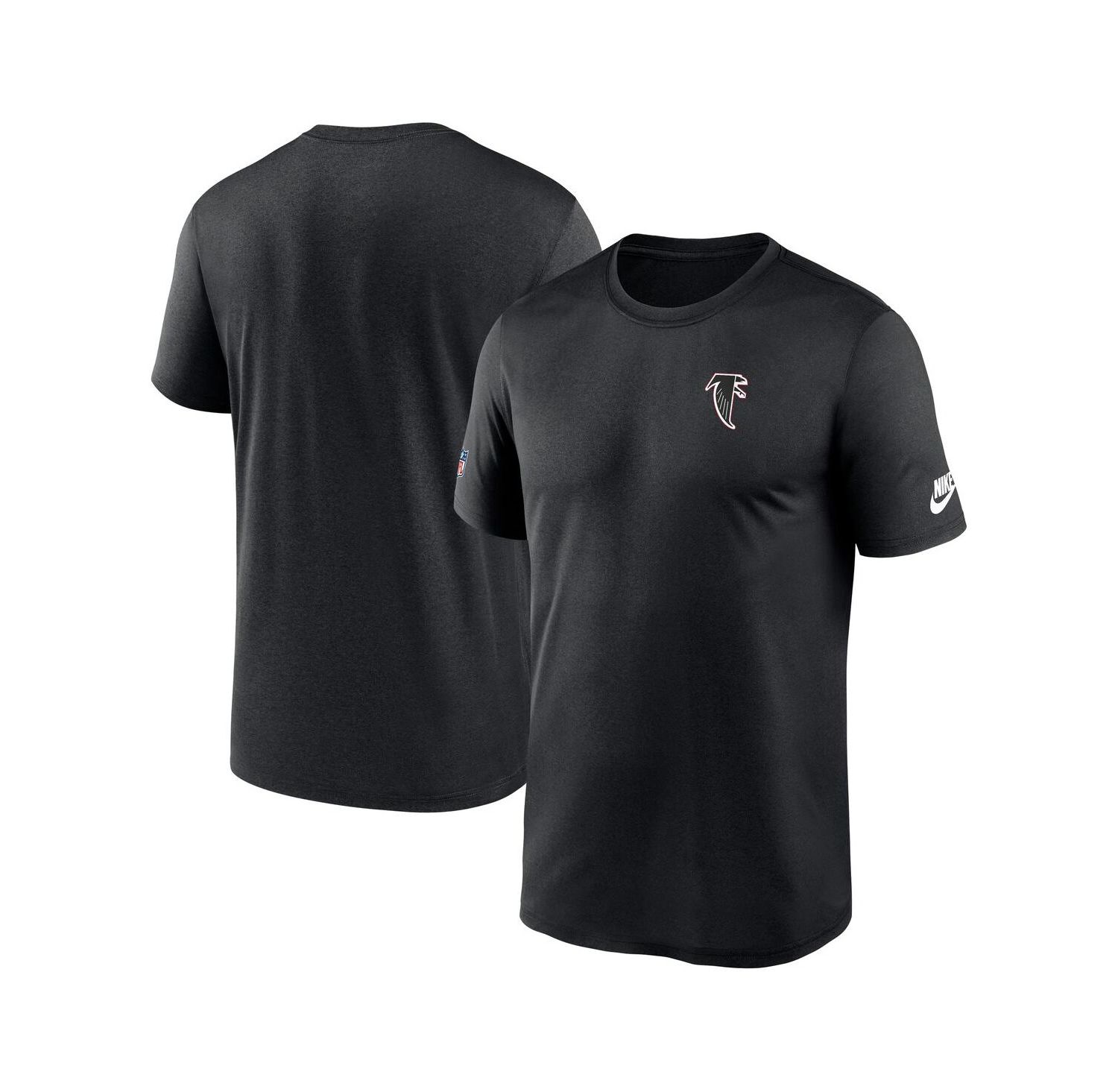 Men's Black Atlanta Falcons Sideline Alt Pack Small Logo Legend Performance T-Shirt