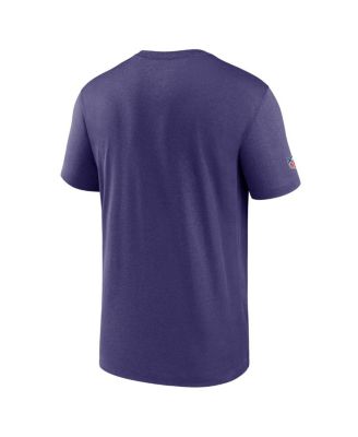 Men's Purple Minnesota Vikings Sideline Alt Pack Small Logo Legend Performance T-Shirt